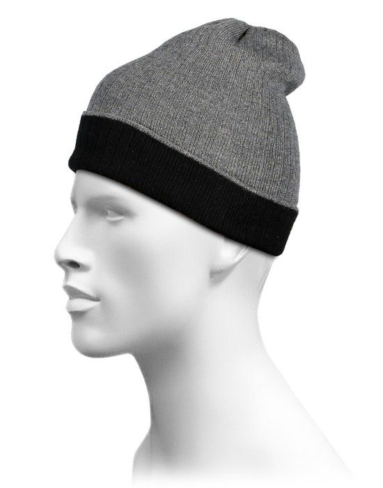 Pure Wool Reversible Selection Cap Grey