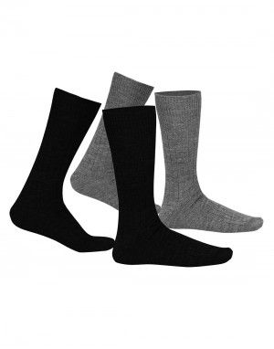Pure Wool Socks 2PLY Ribbed P2 