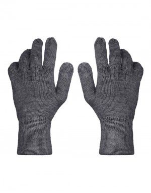 Pure Wool Hand Gloves Plain ladies Black
