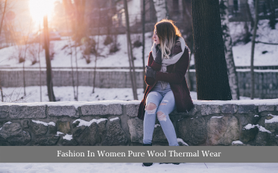 Fashion In Women Pure Wool Thermal Wear