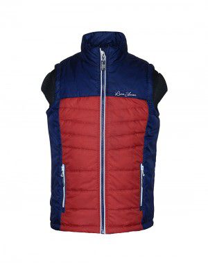 Boys Sporty Quilted Jacket Red em6733