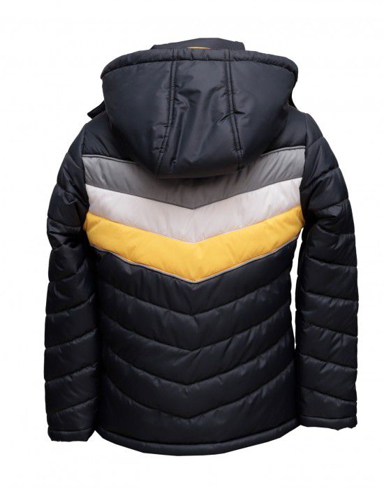 Boys Jacket Spicy Yellow Sporty Quilted