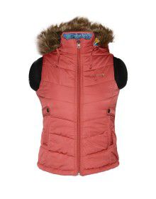 Girls Light weight quilted Jacket Carrot Reversible