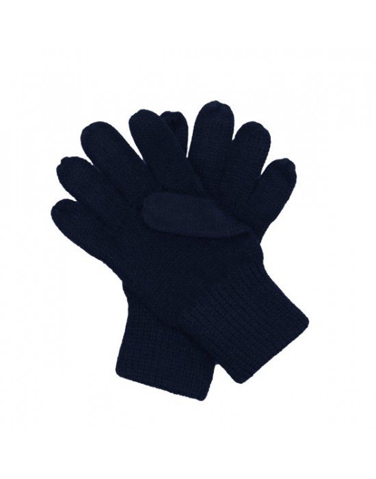 Kids Acrylic Wool Gloves Navy