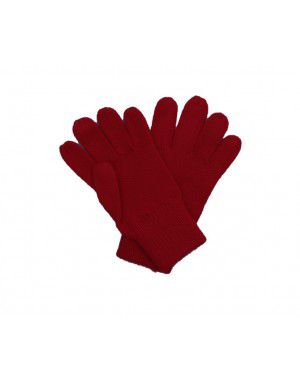 Kids Acrylic Wool Gloves Red