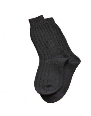 Kids Pure Wool Socks Selection Black