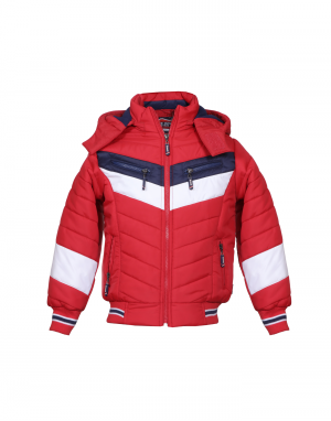 Baby Boys Jacket Red Sporty Quilted