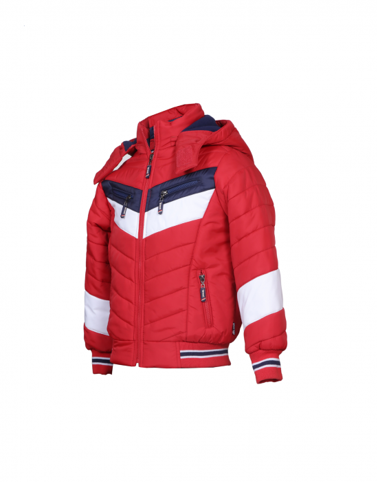 Baby Boys Jacket Red Sporty Quilted