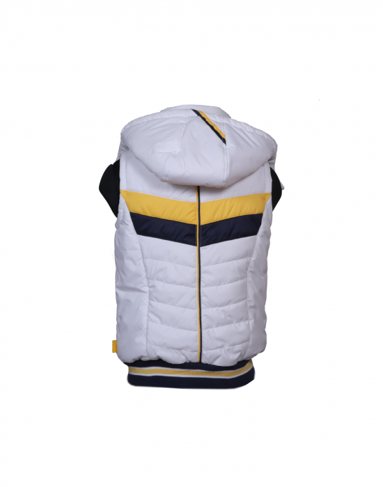 Baby Boy Jacket White Sporty sl Quilted