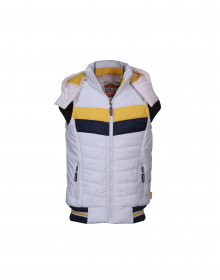 Boys Jacket White Sporty sl Quilted