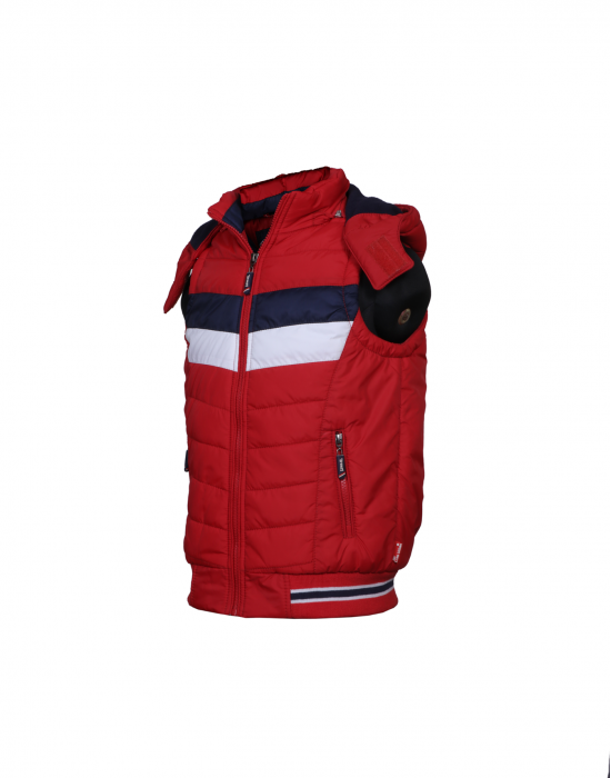 Baby Boy Jacket Red Sporty sl Quilted