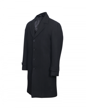 Men Coat Dark Grey Basic