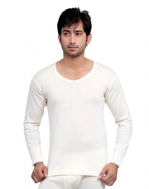 Mens Pure Wool Vest FS Plus size Body warmers Cream