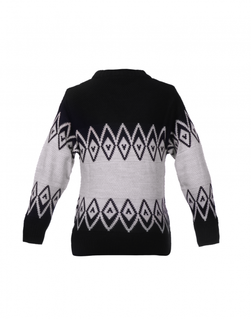 Shop Baby Boy Sweater Black Tile Printed Designer at Woollen Wear