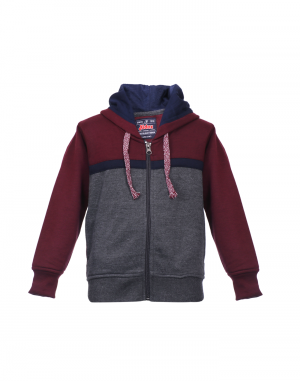 Boys Sweatshirt Maroon FS hoodie plain 