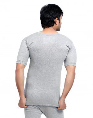 Men Spandex HS Themal Body warmers Grey with Lycra