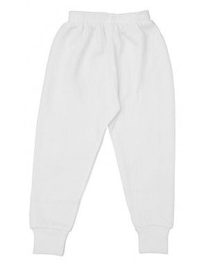 Toddlers Cotton Long John White Color