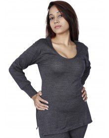 Women Inner wear  Woolblend FS Vest Type Thermal dark grey