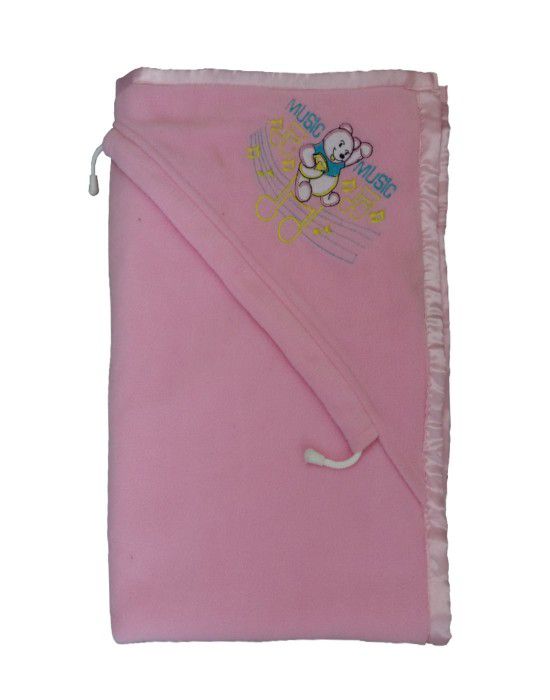 Winter Blankets for Infants With hood Baby pink