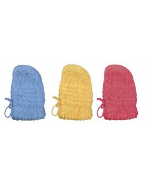 Toddlers Acrylic wool Mittens 3 Pairs