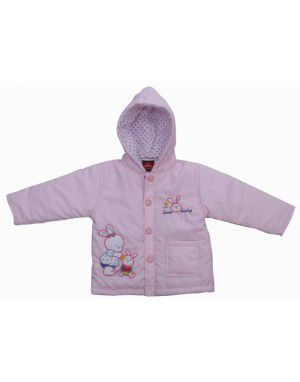 Baby Hooded Two Piece Suit 6 Light Pink
