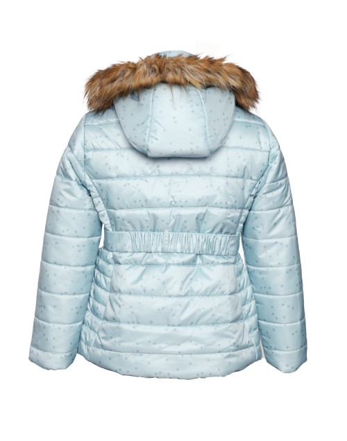 Kids Size In Women|winter Warm Girls' Jacket - Hooded Windbreaker With  Heart Letter Design