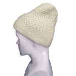 Women cap stone  design cream