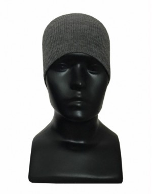 Kids pure wool plain cap grey