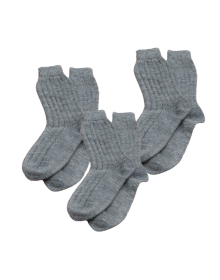 Baby Pure Wool Hand Gloves Plain Grey