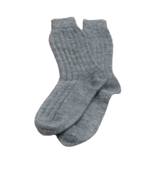 Pure Wool Socks- Grey