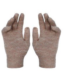Kids Pure Wool Hand Gloves Plain Skin