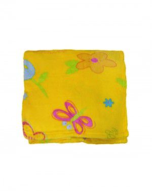Baby Blanket for Infants printed mustard