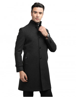 Men long length Coat Anthra Color