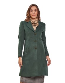 Women  Coat Green Color