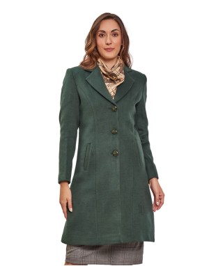 Women  Coat Green Color