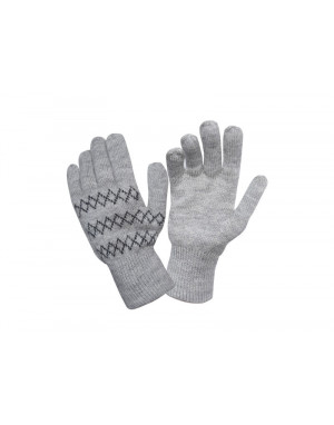 Pure Wool Hand Gloves Designer DGrey