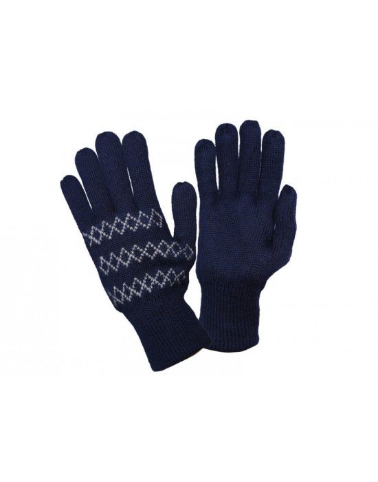 Pure Wool Hand Gloves Designer DGrey