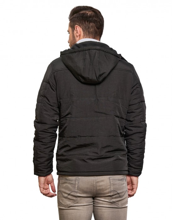 Men Travel Jacket Black Color