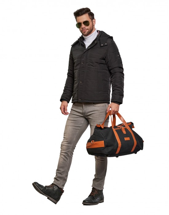 Men Travel Jacket Black Color