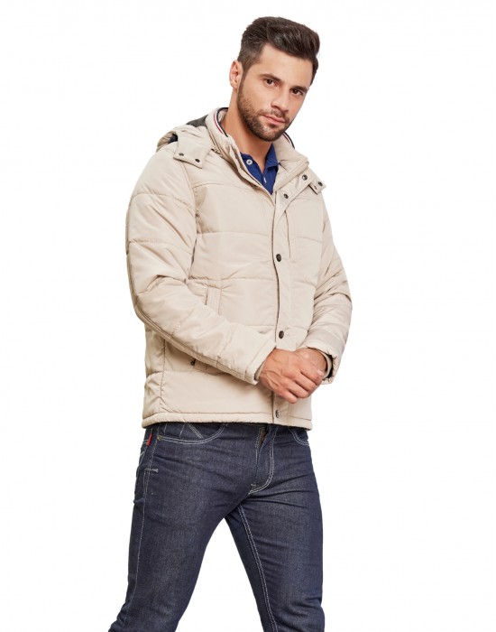 Men Travel Jacket Stone Color