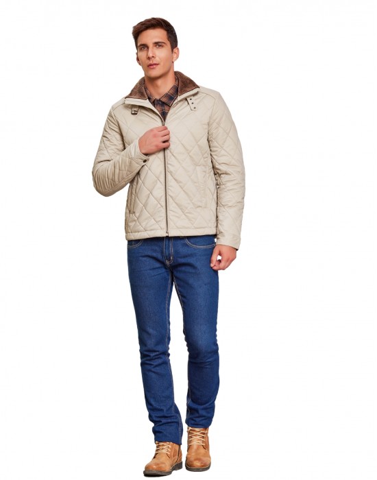 Men  Jacket Stone Color