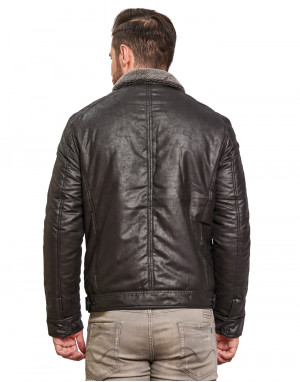 Men  Jacket Black Color