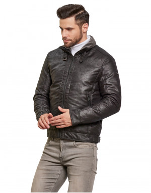 Men  Jacket Black Color