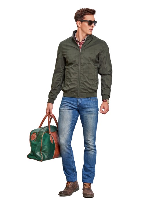 Shop Men Reversible Jacket Petrol Color at Woollen Wear
