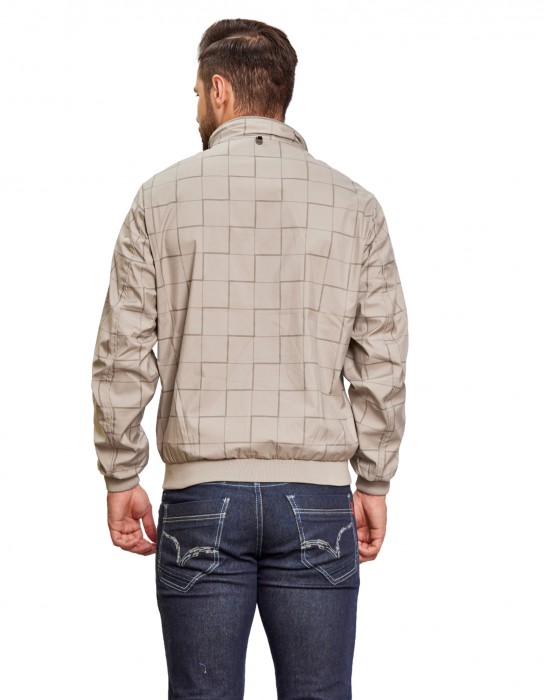 Men Reversible Jacket Stone Color