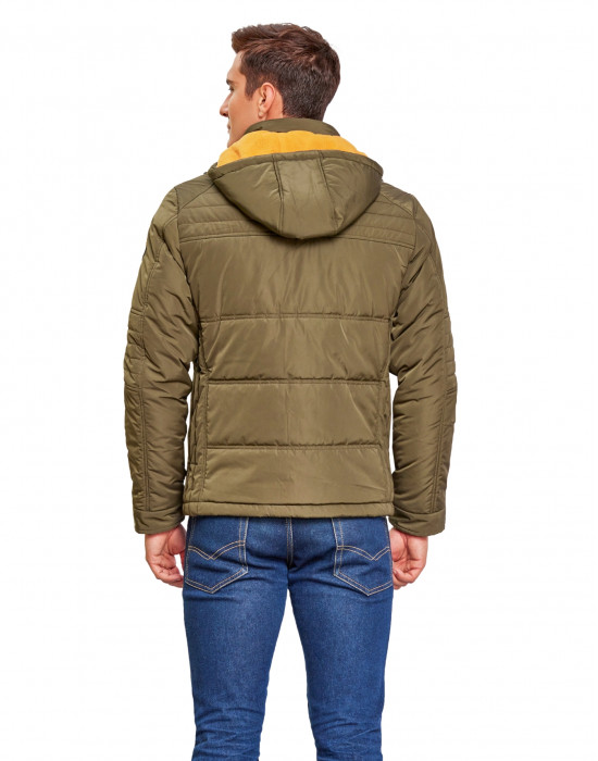 Men Travel Jacket Olive Color