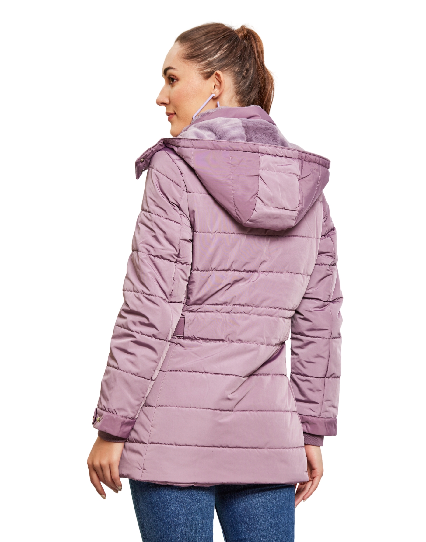 Shop Women Travel Jacket Lavender Color at Woollen Wear