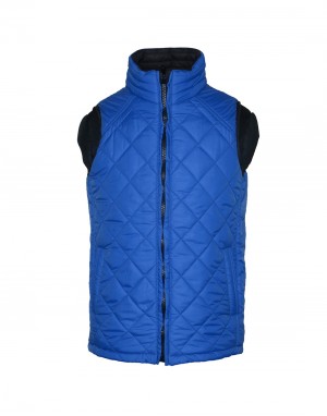 Boys Quilted Jacket Black Reversible