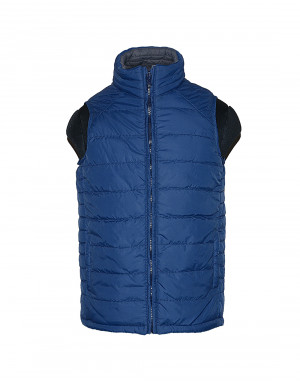 Boys Quilted Jacket Navy Reversible