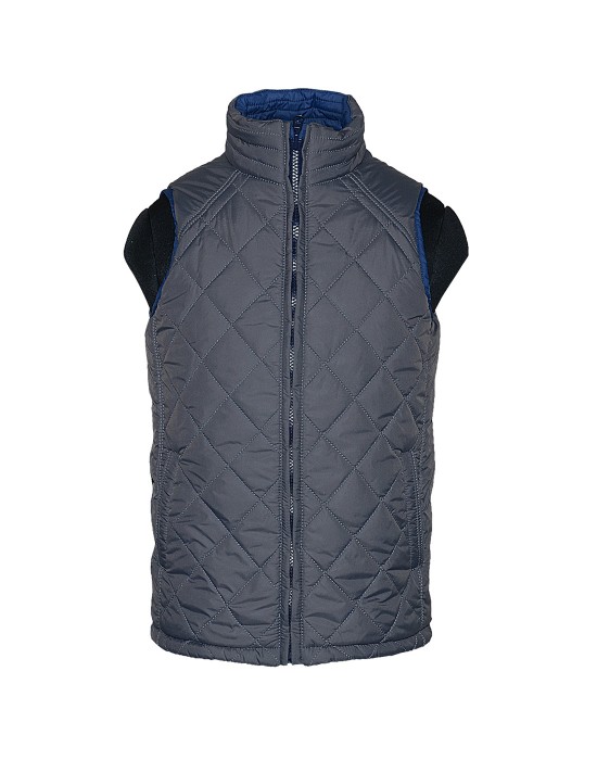 Boys Quilted Jacket Navy Reversible